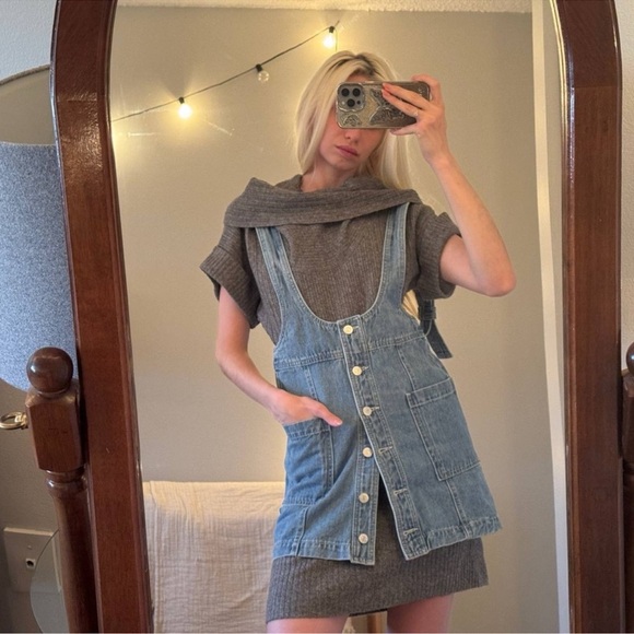 Forever 21 Blue Denim Top - Picture 12 of 13